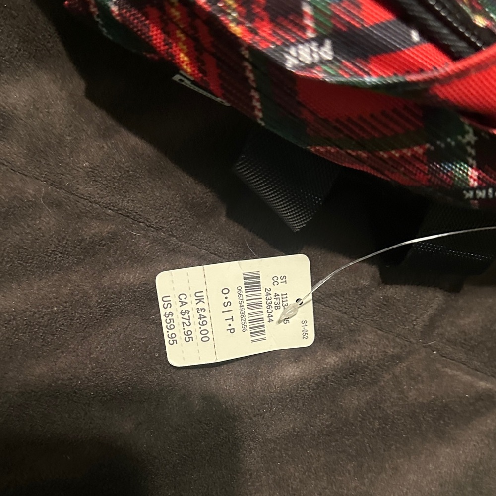 Victoria’s Secret Plaid Red Backpack - Picture 3 of 3
